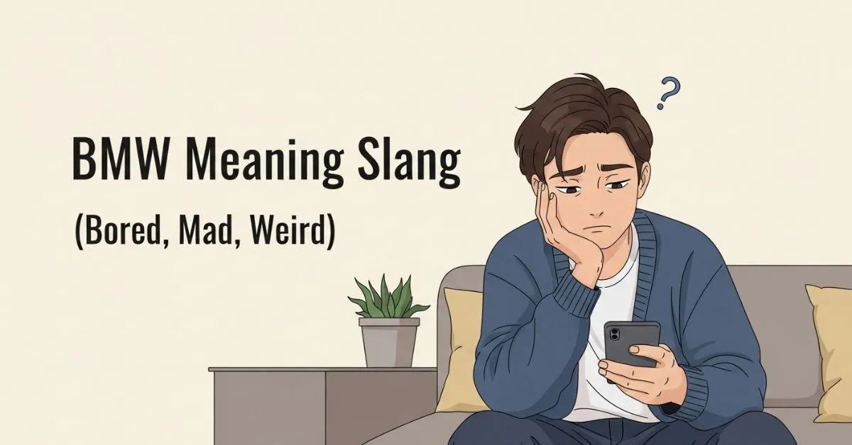BMW Meaning Slang