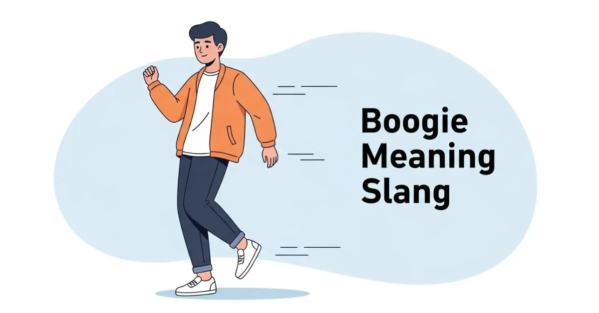 Boogie Meaning Slang