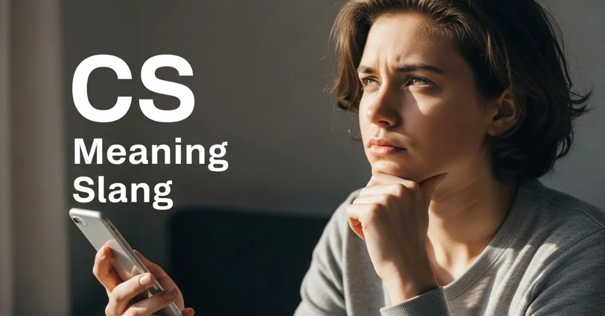 CS Meaning Slang
