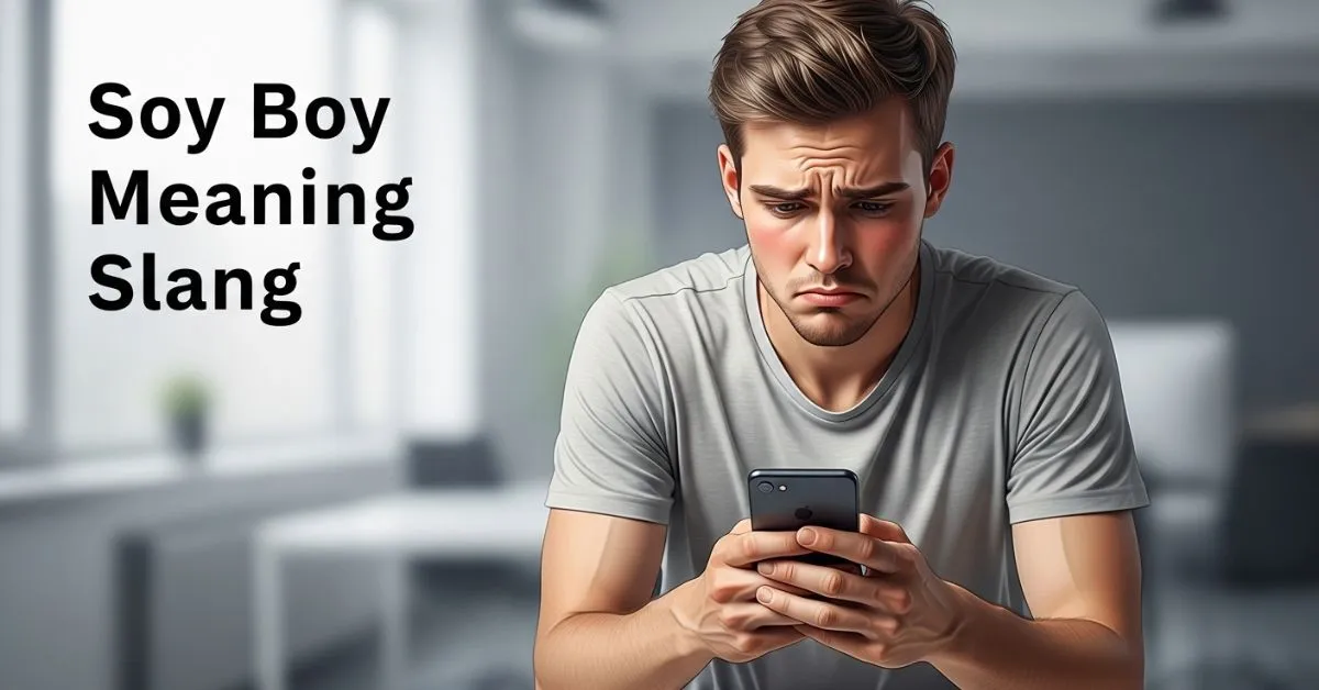 Soy Boy Meaning Slang