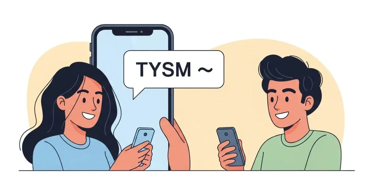 TYSM Meaning Slang
