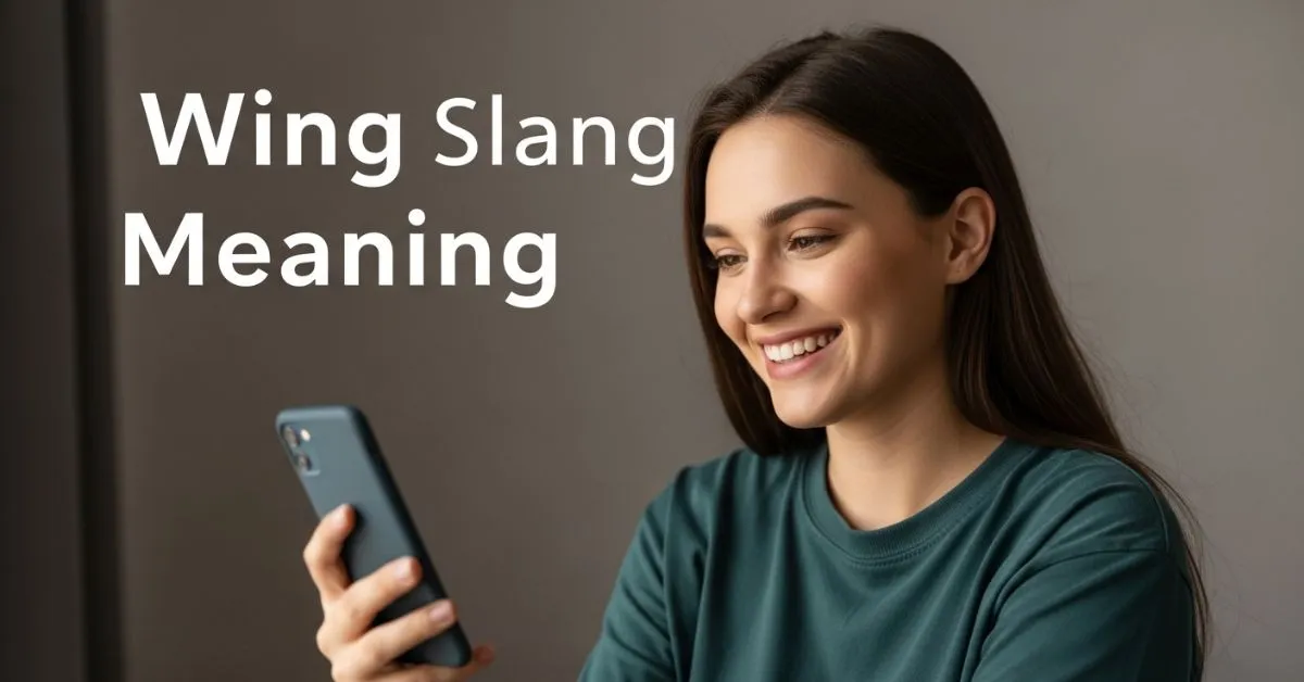 Wing Slang Meaning