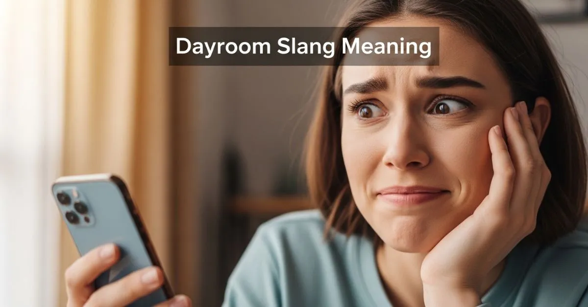 Dayroom Slang Meaning