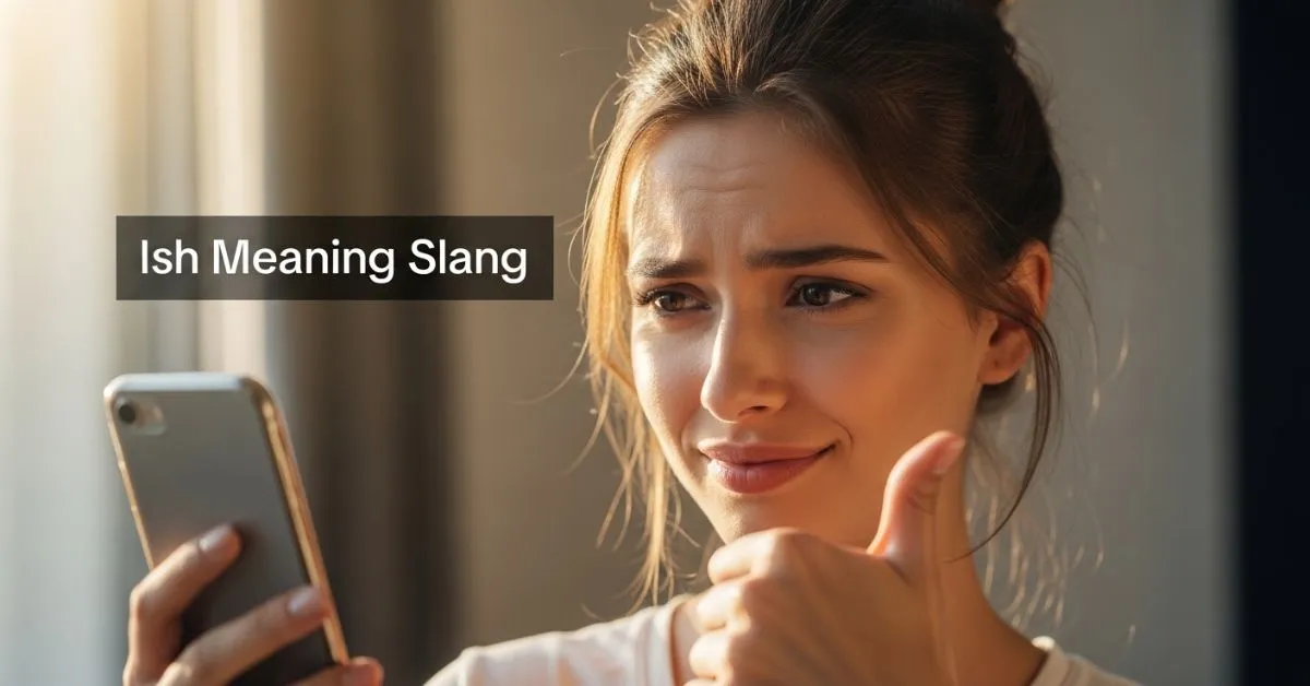 Ish Meaning Slang