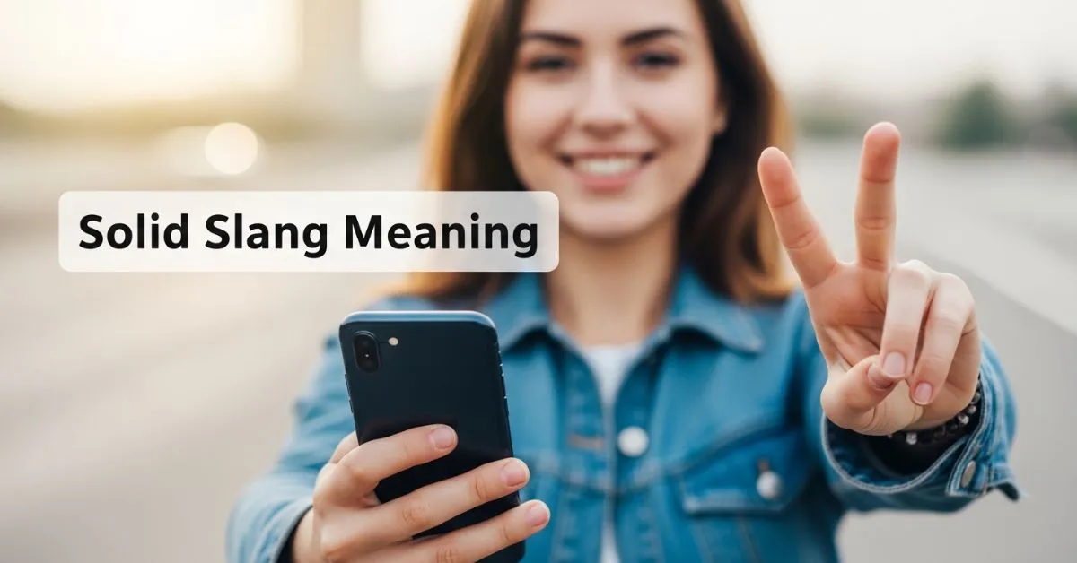 Solid Slang Meaning