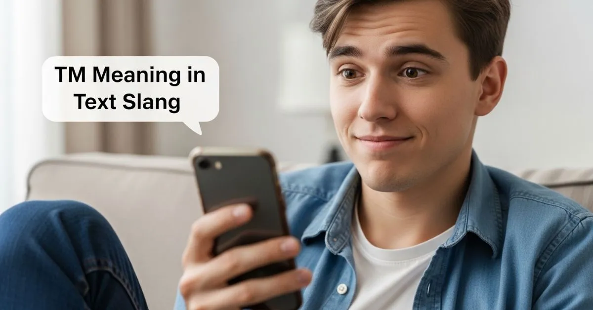 TM Meaning in Text Slang