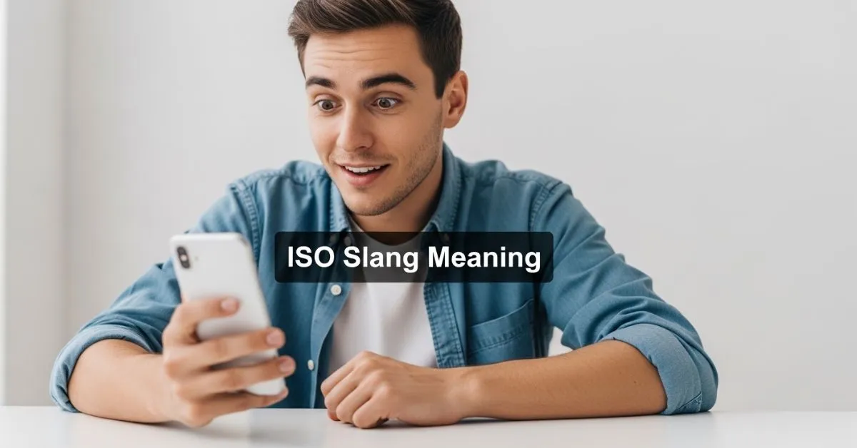 ISO Slang Meaning
