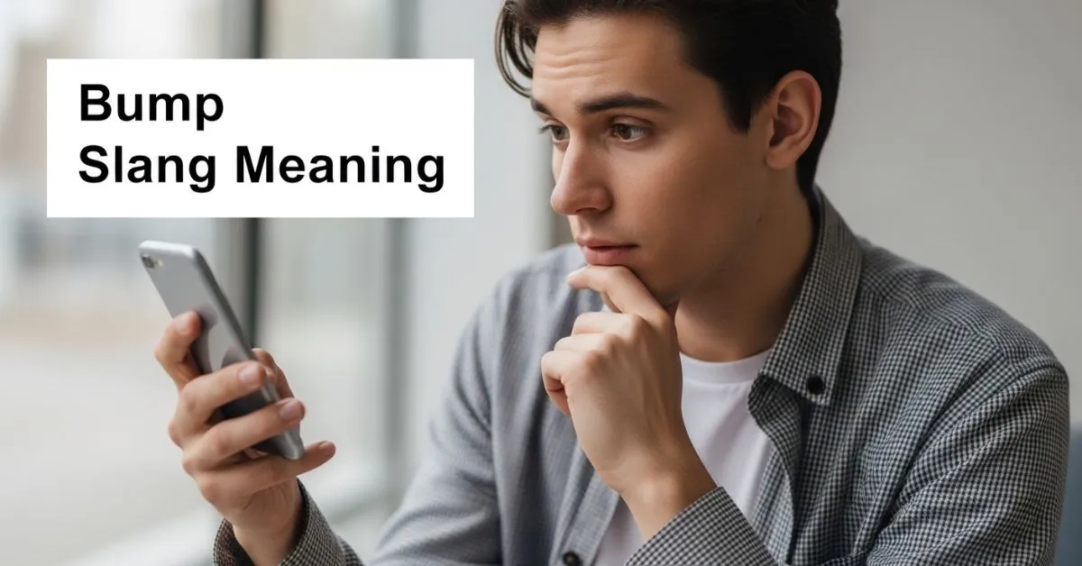 Bump Slang Meaning : Definition, Examples & Usage Explained💬(2026)