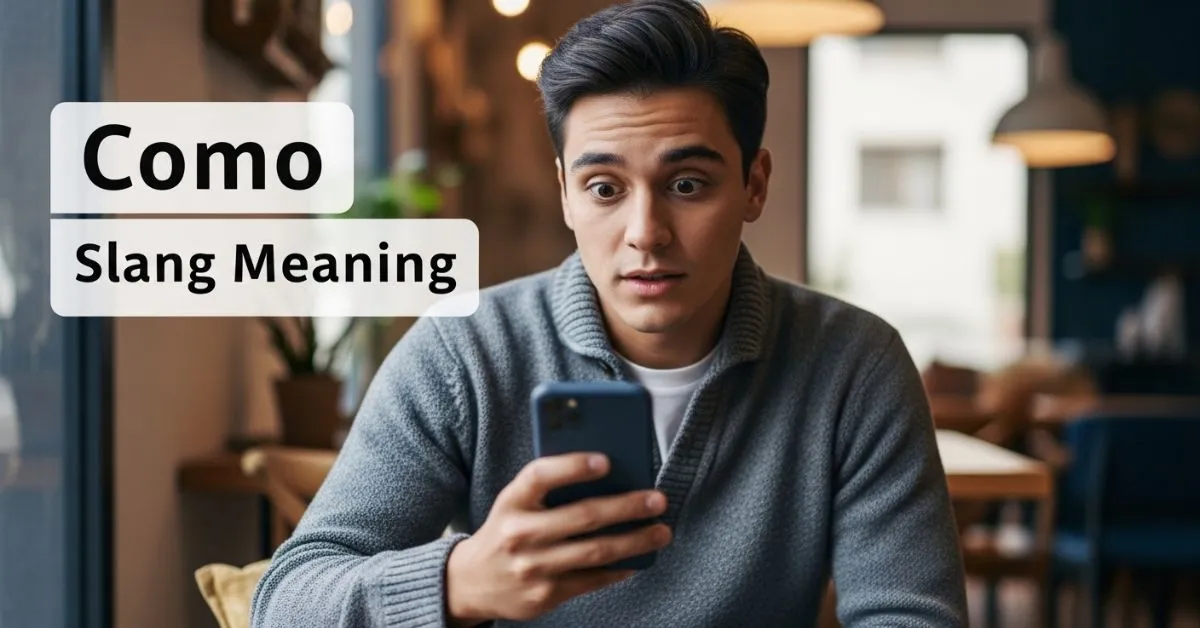 Como Slang Meaning