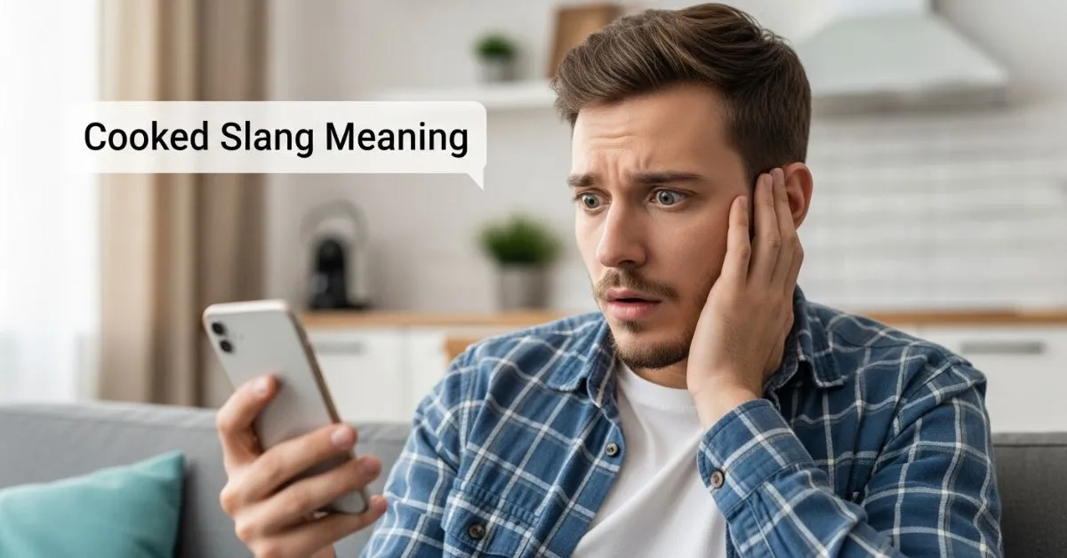 Cooked Slang Meaning