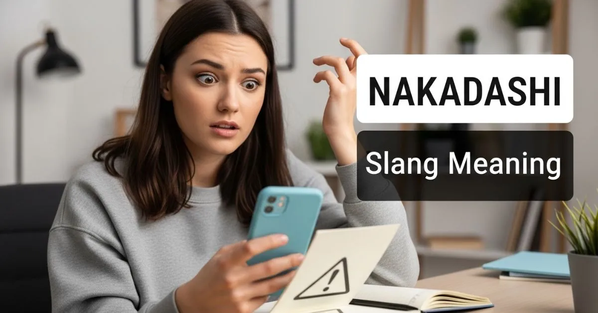 Nakadashi Slang Meaning