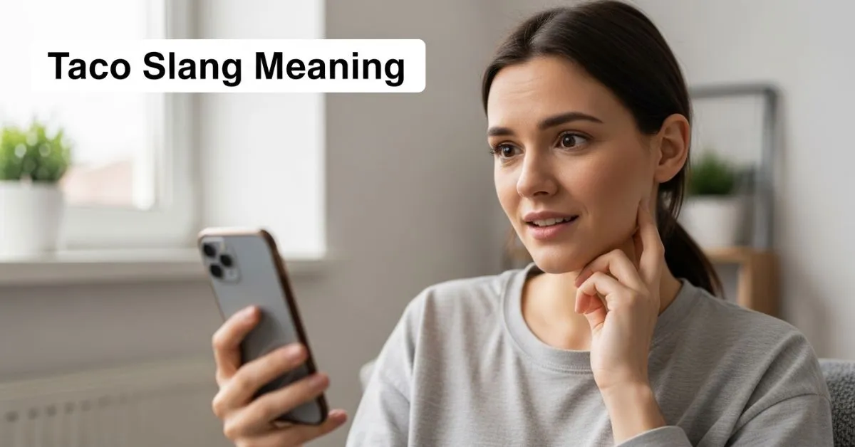Taco Slang Meaning