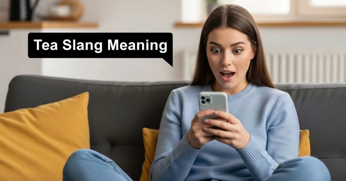 Tea Slang Meaning