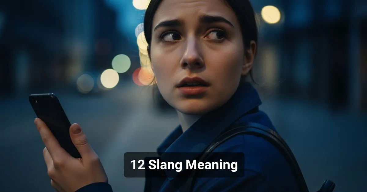 12 Slang Meaning