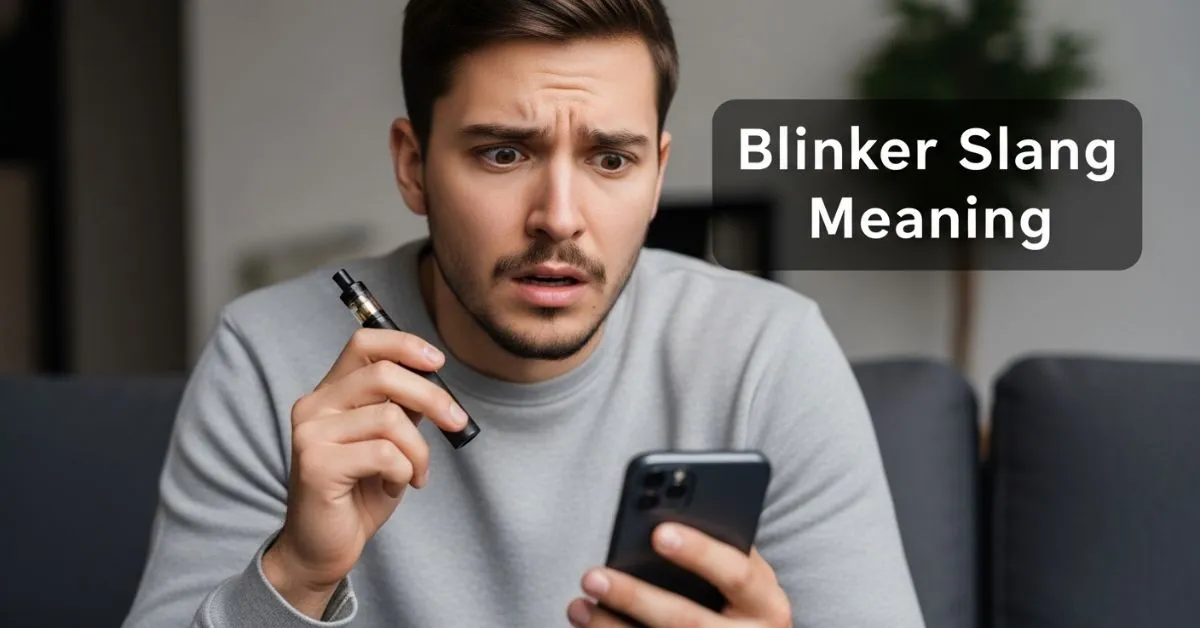Blinker Slang Meaning