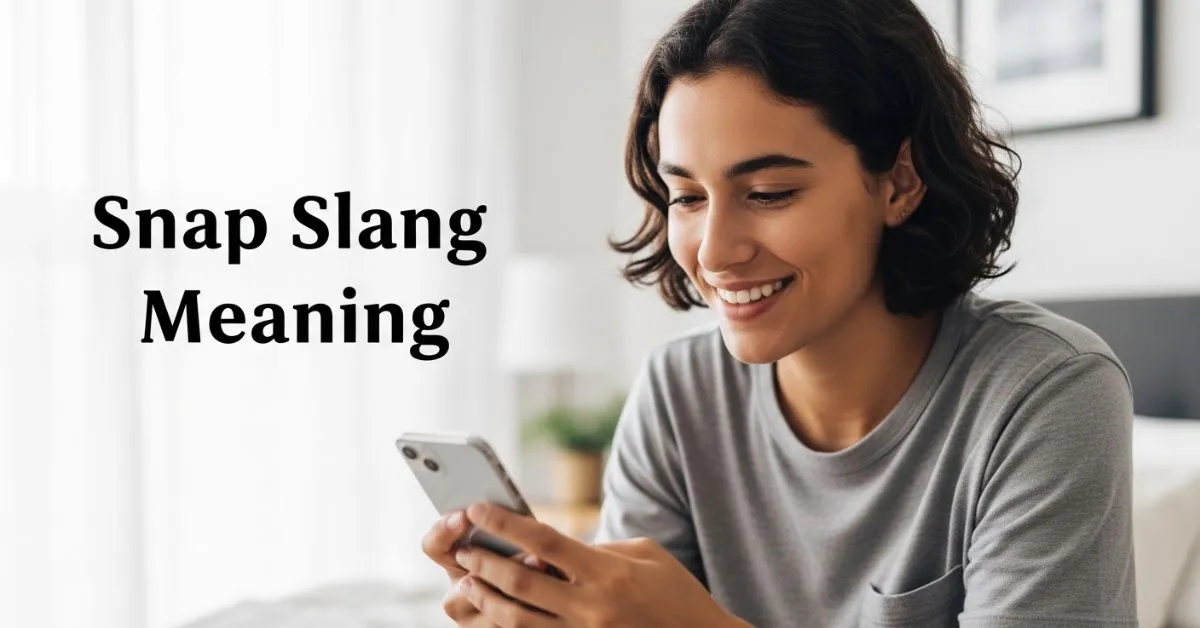 Snap Slang Meaning
