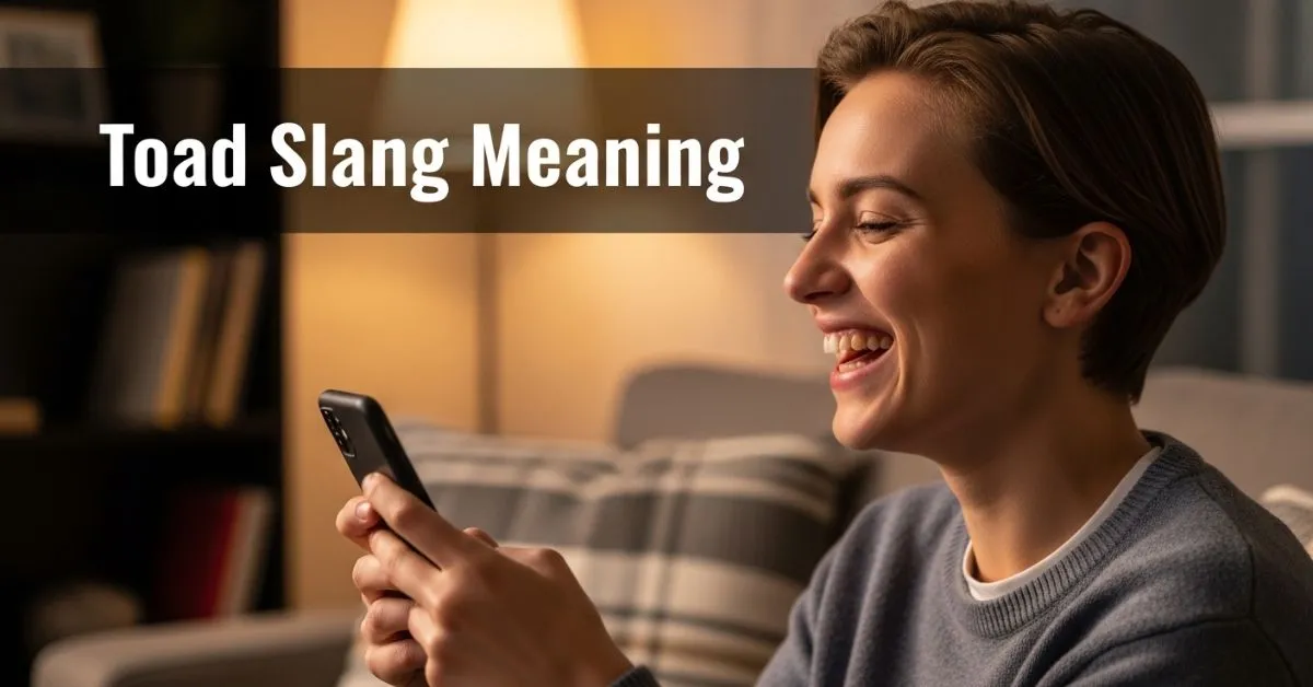 Toad Slang Meaning